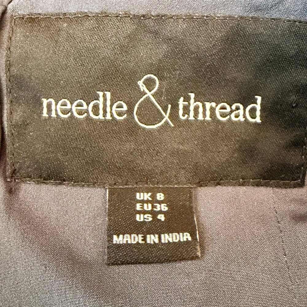 Needle & Thread Coppelia Ballet Dress Navy Beaded Tulle Size 4 - Picture 3 of 10